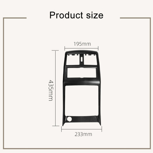 For Mercedes Benz ML320 / GL450 Car Rear Air Conditioner Air Outlet Panel Cover 166 680 7403, Style:Dual Hole(Beige) by buy2fix