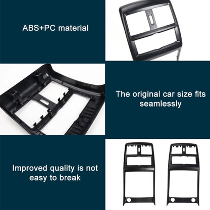 For Mercedes Benz ML320 / GL450 Car Rear Air Conditioner Air Outlet Panel Cover 166 680 7403, Style:Dual Hole(Black) by buy2fix