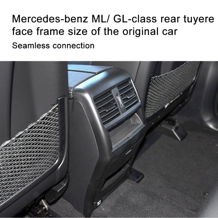 For Mercedes Benz ML320 / GL450 Car Rear Air Conditioner Air Outlet Panel Cover 166 680 7003, Style:Single Hole(Beige) by buy2fix