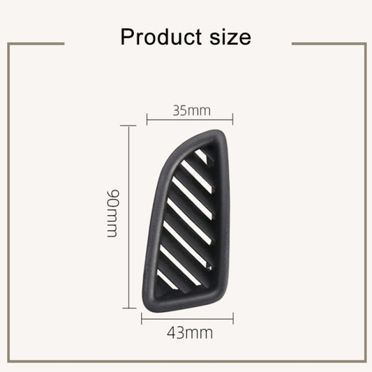 For Mercedes-Benz GLC W253 2016-2022 Car Dashboard Small Air Outlet Air-conditioning Outlet 2536803802, Style:Right Side(Black) by buy2fix