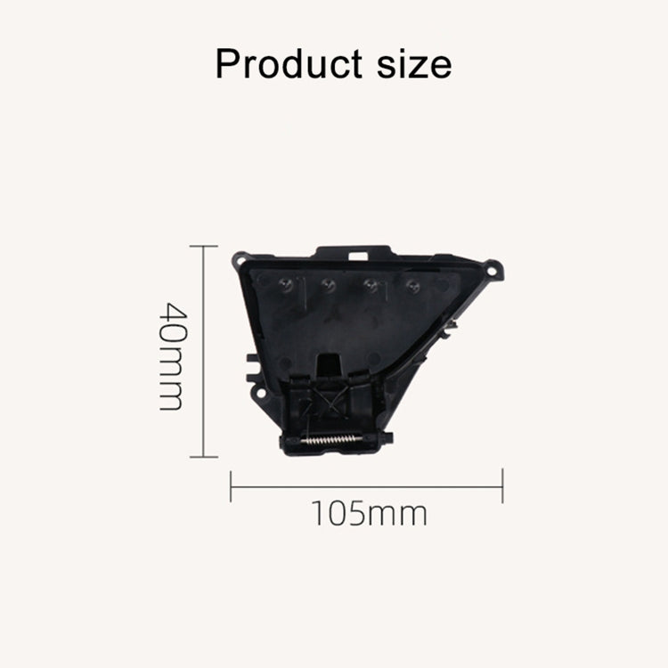 For BMW 7 Series G12 Car Rear Door Ashtray Cover Ashtray Assembly, Style:Ashtray(Left Side) by buy2fix