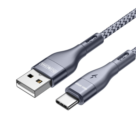 DUZZONA A8 2.4A USB to USB-C/Type-C Charging Data Cable, Length:2m by DUZZONA
