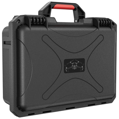 For DJI Mini 4 Pro STARTRC Drone Kit Waterproof ABS Suitcase Storage Box(Black Orange) - Backpacks & Bags by STARTRC | Online Shopping UK | buy2fix