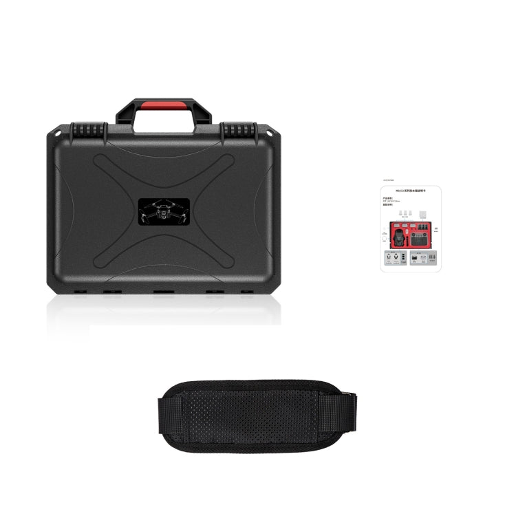 For DJI Mini 4 Pro STARTRC Drone Kit Waterproof ABS Suitcase Storage Box(Black Red) - Backpacks & Bags by STARTRC | Online Shopping UK | buy2fix