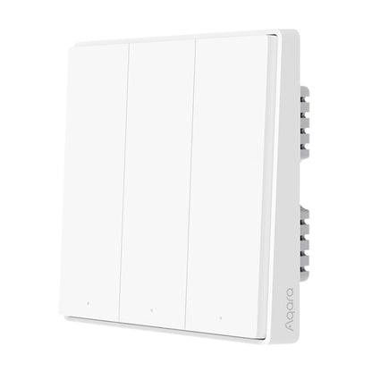 Original Xiaomi Youpin Aqara Smart Wall Switch D1, Zero FireWire Three Button Version - Consumer Electronics by Xiaomi | Online Shopping UK | buy2fix