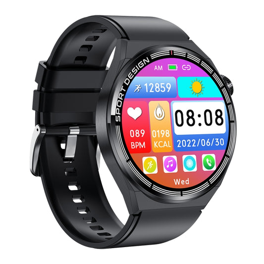 HDT MAX 1.60 inch Black Dial Silicone Band IP68 Waterproof Smart Watch Support Bluetooth Call(Black) by buy2fix