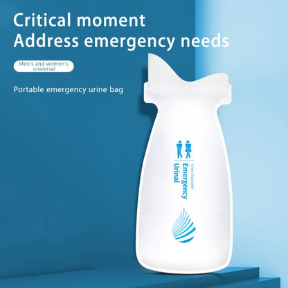 4pcs / Set Vehicle Emergency Urine Bags Unisex Disposable Portable Toilet 700ml by buy2fix