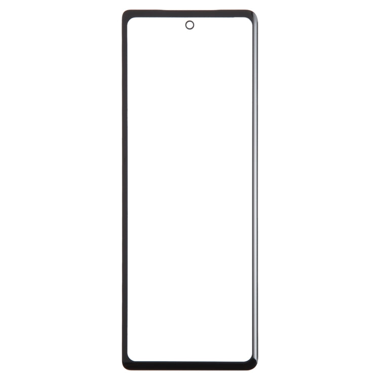 For Samsung Galaxy Z Fold SM-F900/W20 LCD Secondary Screen Outer Glass Lens with OCA Optically Clear Adhesive - Outer Glass Lens by buy2fix | Online Shopping UK | buy2fix