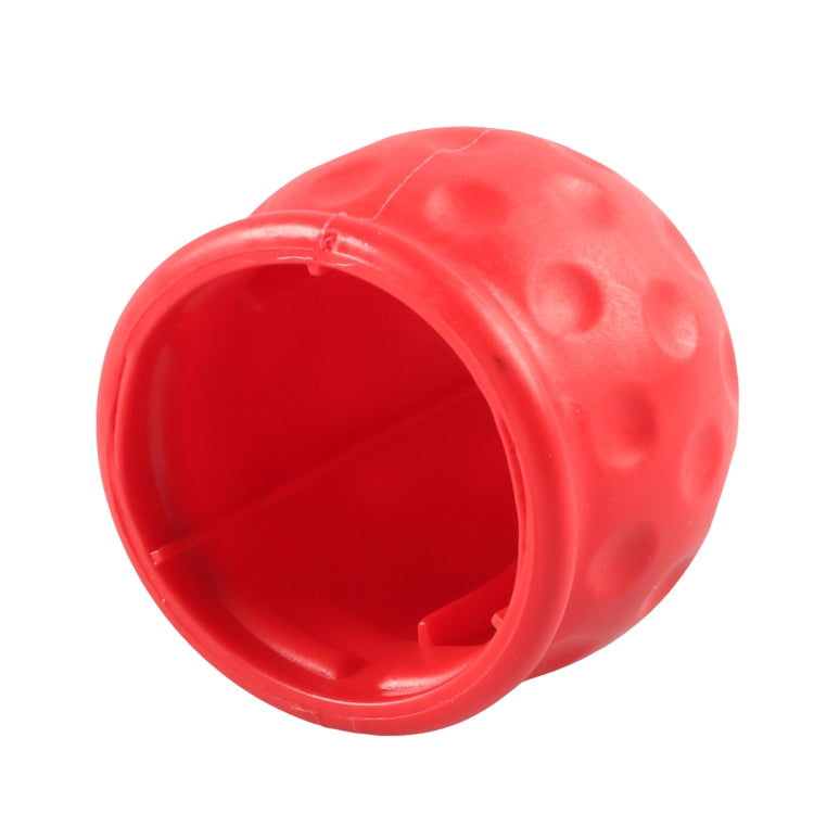 Universal 50mm Automatic Tow Bar Ball Cap Trailer Soft Rubber Protective Cap(Red) - Air Conditioning System by buy2fix | Online Shopping UK | buy2fix