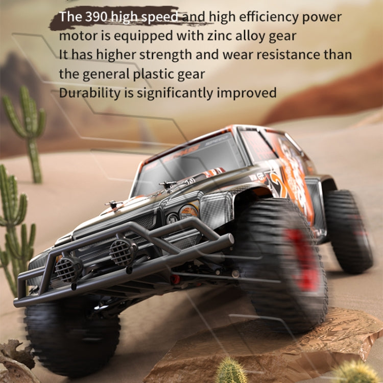 JJR/C Q39C 2.4G Four-wheel Drive High-speed Climbing Carbon Brush Motor RC Desert Off-Road Truck(Red) - RC Cars by JJR/C | Online Shopping UK | buy2fix