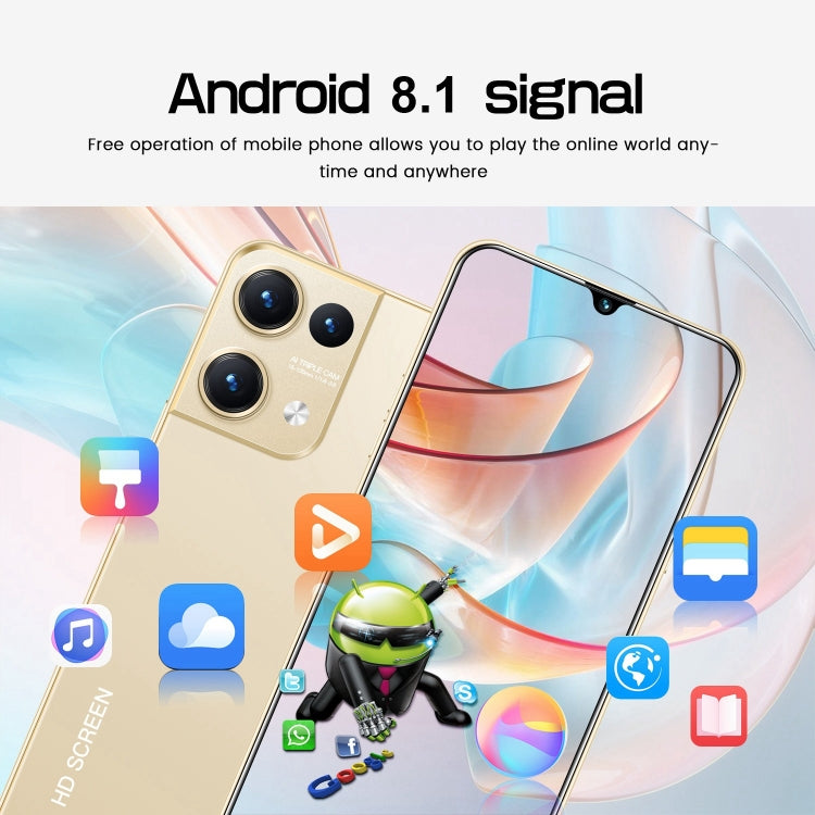 Reno8 Pro / B55, 2GB+16GB, 6.49 inch Screen, Face Identification, Android 8.1 MTK6580A Quad Core, Network: 3G, OTG, Dual SIM(Gold) by buy2fix