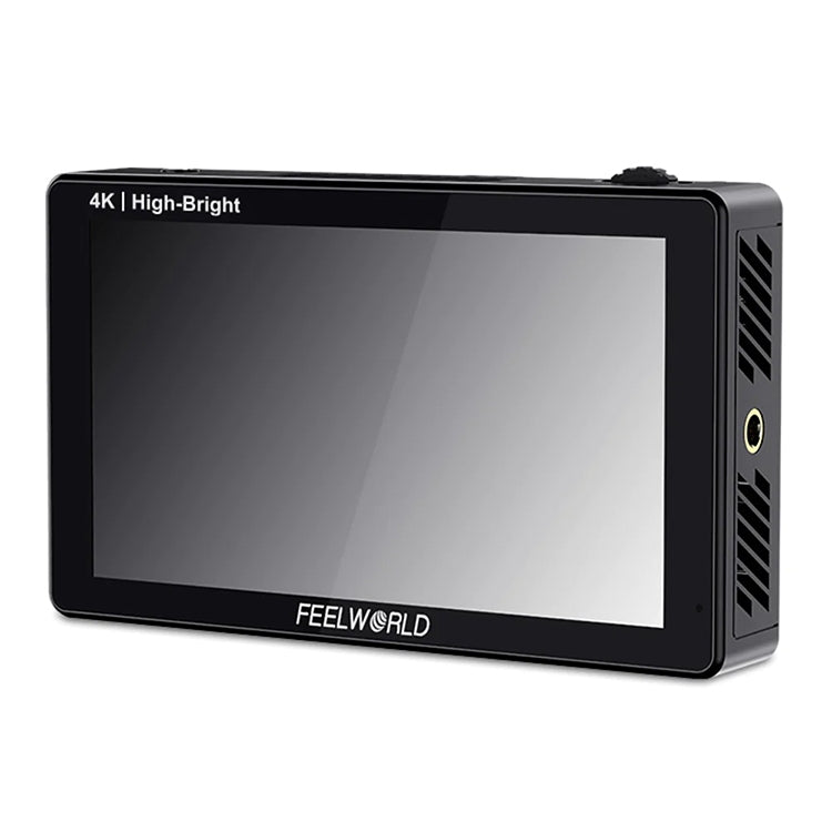 FEELWORLD LUT5E 5.5 inch High Bright 1600nit Touch Screen DSLR Camera Field Monitor F970 External Power and Install Kit 4K HDMI 1920X1080 IPS Panel(Black) - On-camera Monitors by FEELWORLD | Online Shopping UK | buy2fix