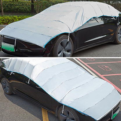 Automatic Retractable Car Universal Sunshade Snow-proof Dust-proof Cover, Size:S - PE Material by buy2fix | Online Shopping UK | buy2fix