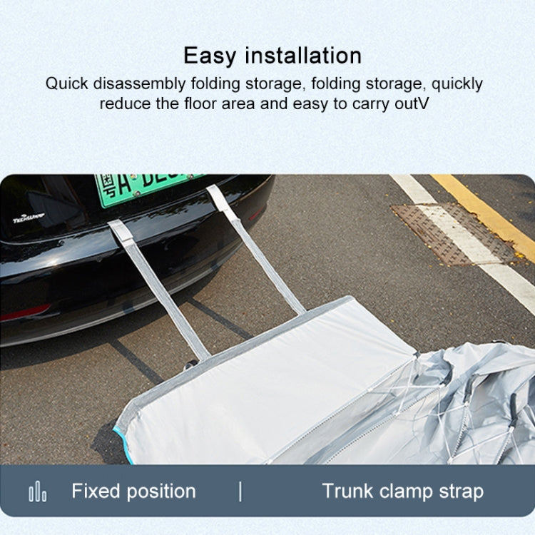 Automatic Retractable Car Universal Sunshade Snow-proof Dust-proof Cover, Size:L - PE Material by buy2fix | Online Shopping UK | buy2fix