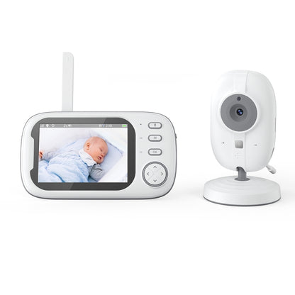 ABM600 3.5 inch Wireless Video Night Vision Baby Monitor Security Camera(EU Plug) by buy2fix