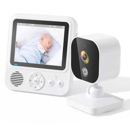 ABM900 2.8 inch Wireless Video Night Vision Baby Monitor Security Camera(EU Plug) by buy2fix