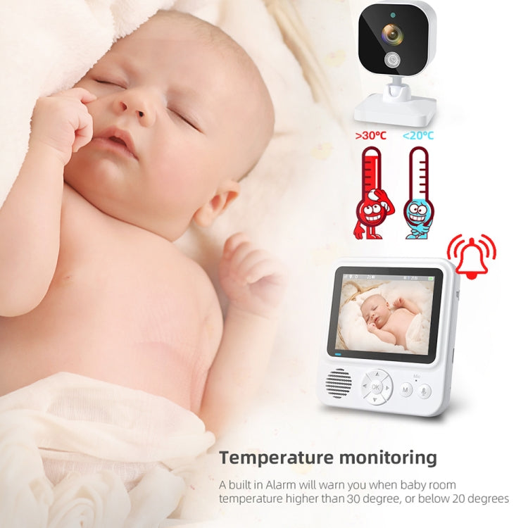ABM900 2.8 inch Wireless Video Night Vision Baby Monitor Security Camera(EU Plug) by buy2fix