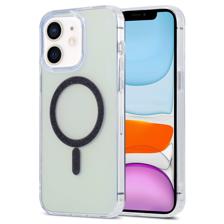 For iPhone 11 Magic Diamond Blu-ray MagSafe Phone Case(Black) by buy2fix