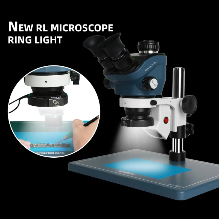 Kaisi RL1 28 Lamp Beads USB Interface Adjustable Brightness Microscope LED Ring Light - Microscope Magnifier Series by Kaisi | Online Shopping UK | buy2fix