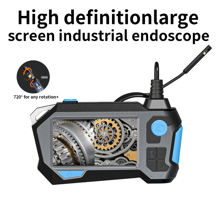 P120 Rotatable 8mm Dual Lenses Industrial Endoscope with Screen, 9mm Tail Pipe Diameter, Spec:2m Tube -  by buy2fix | Online Shopping UK | buy2fix