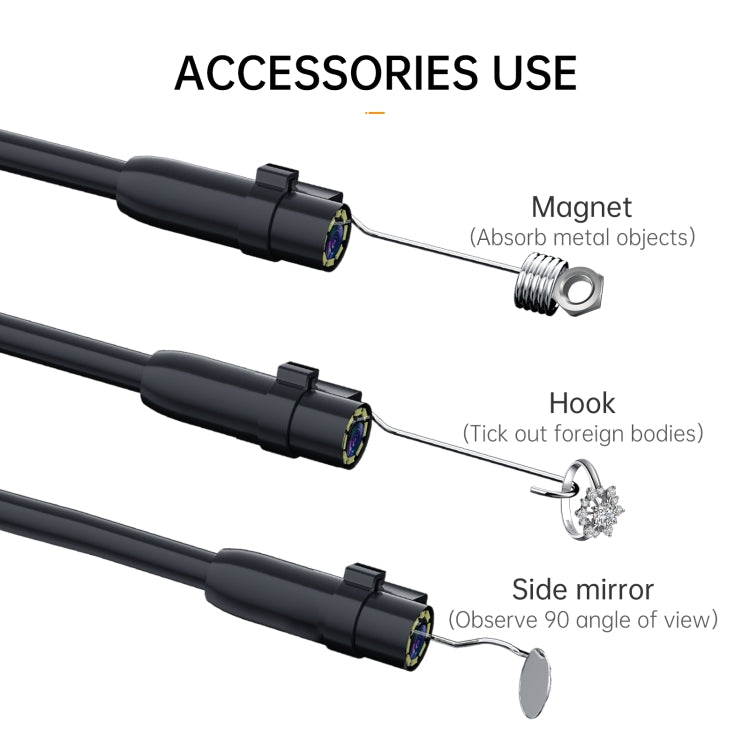 P200 5.5mm Front Lenses Integrated Industrial Pipeline Endoscope with 4.3 inch Screen, Spec:5m Tube -  by buy2fix | Online Shopping UK | buy2fix