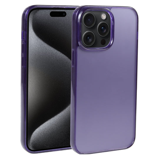 For iPhone 15 Pro Max GEBEI Acrylic Phone Case(Purple)