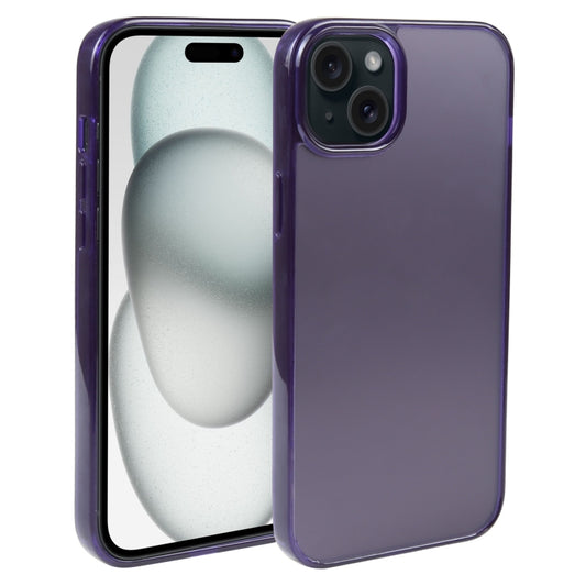 For iPhone 15 Plus GEBEI Acrylic Phone Case(Purple) - iPhone 15 Plus Cases by GEBEI | Online Shopping UK | buy2fix