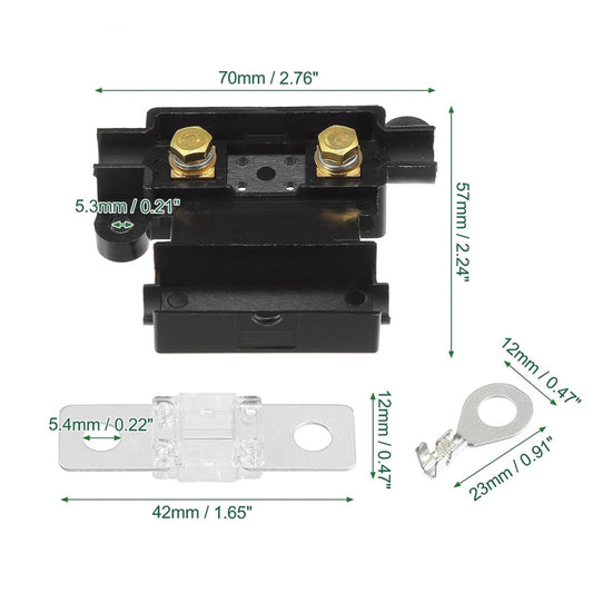 6 in 1 For Dual Battery Systems ANS Car Fuse Holder Fuse Box Kit, Current:60A by buy2fix