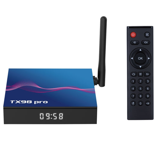 TX98 Pro 4K Ultra HD Android 12.0 Smart TV Box with Remote Control, 4GB+32GB, Allwinner H618 Quad-Core(AU Plug) - Others by buy2fix | Online Shopping UK | buy2fix