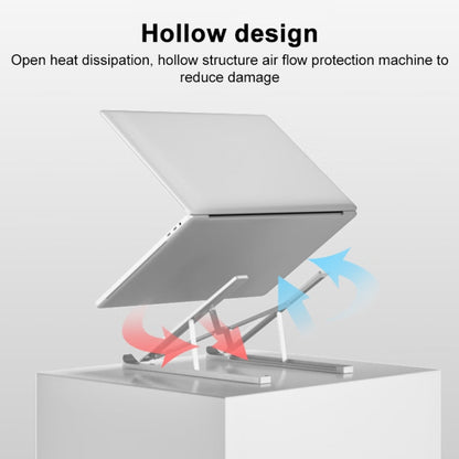 Lenovo Thinkplus Desktop Laptop Folding Holder XT6(Silver) - Laptop Stand by Lenovo | Online Shopping UK | buy2fix