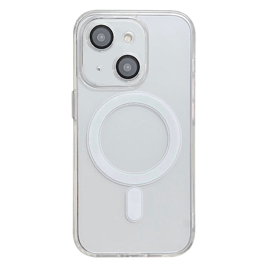 For iPhone 13 Acrylic MagSafe Magnetic Lens Film Protection Phone Case(Transparent) by buy2fix