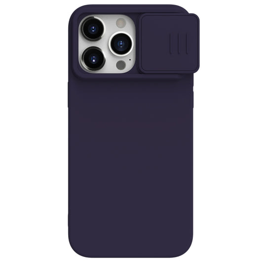 For iPhone 15 Pro Max NILLKIN CamShield Liquid Silicone Phone Case(Deep Purple) - iPhone 15 Pro Max Cases by NILLKIN | Online Shopping UK | buy2fix