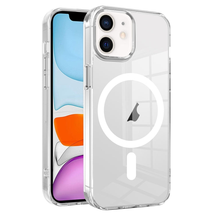 For iPhone 11 Ice Color Magnetic Series PC + Acrylic Magsafe Phone Case(Transparent) - iPhone 11 Cases by buy2fix | Online Shopping UK | buy2fix