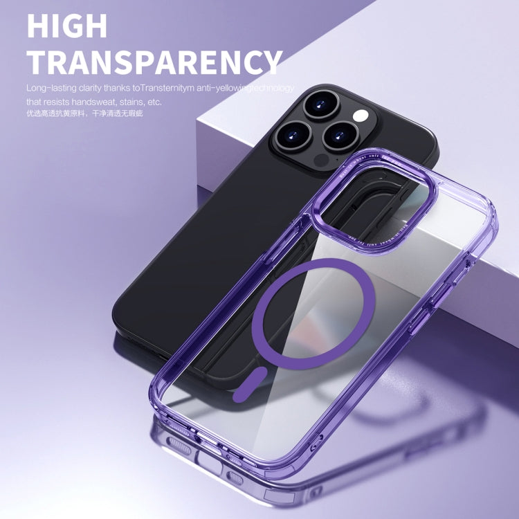 For iPhone 11 Ice Color Magnetic Series PC + Acrylic Magsafe Phone Case(Transparent) - iPhone 11 Cases by buy2fix | Online Shopping UK | buy2fix