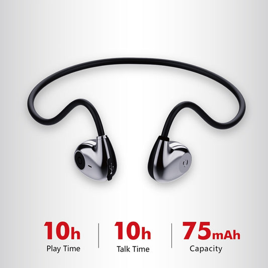 Hileo Hi72 Wireless Bluetooth Hanging Neck Earphone(Black) by Hileo