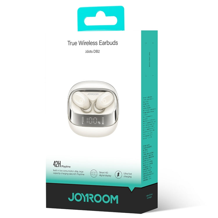 JOYROOM JR-DB2 Jdots Series True Wireless Bluetooth Earphones(White) - TWS Earphone by JOYROOM | Online Shopping UK | buy2fix