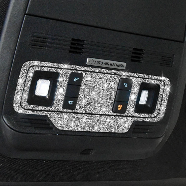 For Ford Mustang Mach E 2021 Car Reading Light Button Diamond Decorative Sticker - Car Interior Mouldings by buy2fix | Online Shopping UK | buy2fix