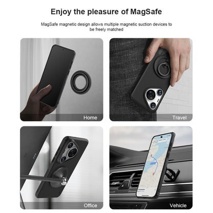 For Huawei P70 Pro NILLKIN Frosted Shield Pro Magnetic Magsafe Phone Case(Black) - Huawei Cases by NILLKIN | Online Shopping UK | buy2fix