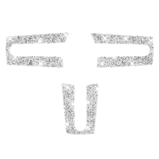 For Ford Mustang 2005-2009 3 in 1 Car Steering Wheel Diamond Decorative Sticker, Left Drive by buy2fix