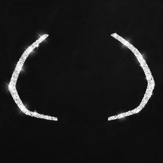 For Chevrolet Corvette C7 2014-2019 2 in 1 Car Dashboard Frame Diamond Decorative Sticker, Left Drive by buy2fix