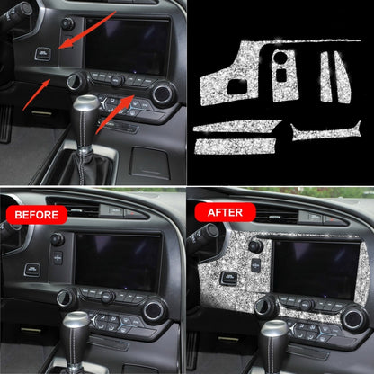 For Chevrolet Corvette C7 2014-2019 7 in 1 Car Central Control Panel Diamond Decorative Sticker, Left Drive - Car Interior Mouldings by buy2fix | Online Shopping UK | buy2fix