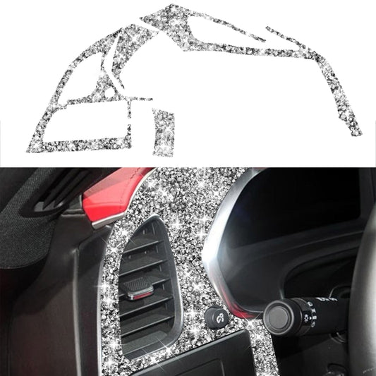 For Chevrolet Corvette C7 2014-2019 Car Left Air Outlet Panel Diamond Decorative Sticker, Left Drive - Car Interior Mouldings by buy2fix | Online Shopping UK | buy2fix