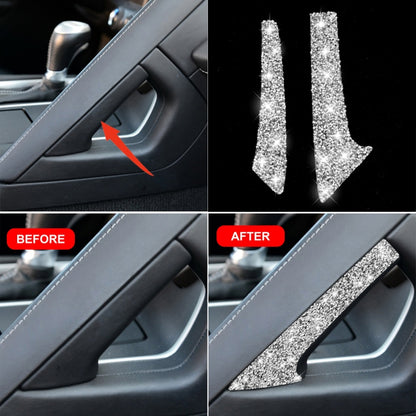 For Chevrolet Corvette C7 2014-2019 Car Center Arm Rest Diamond Decorative Sticker, Left Drive - Car Interior Mouldings by buy2fix | Online Shopping UK | buy2fix