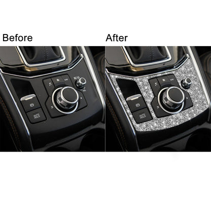 For Mazda CX-5 2017-2018 Car Electronic Handbrake Panel Diamond Decorative Sticker, Left Drive by buy2fix