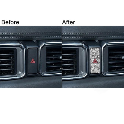 For Mazda CX-5 2017-2018 Car Warning Light Diamond Decorative Sticker,Left and Right Drive Universal by buy2fix