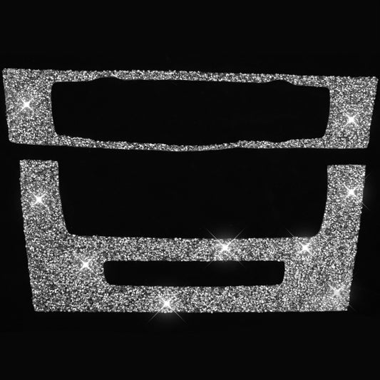 For BMW 3 Series E90 / E92 2005-2012 Car Aircondition CD Control Panel Premium Diamond Decorative Sticker by buy2fix