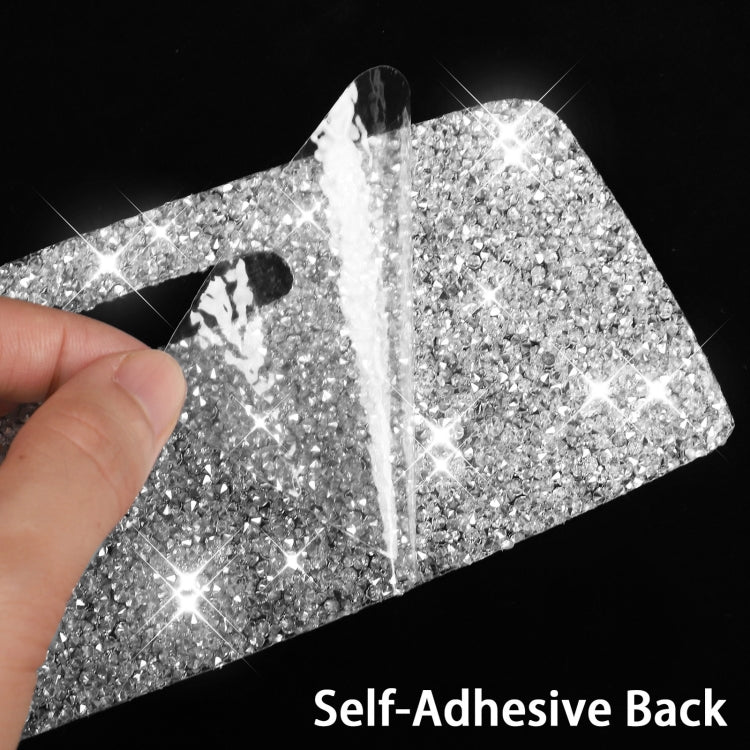 For Mercedes-Benz C-class W204 2007-2010 Car Headlight Frame Diamond Decorative Sticker, Left-hand Drive by buy2fix