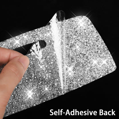 For Mercedes-Benz C-class W204 2007-2010 Car Headlight Frame Diamond Decorative Sticker, Left-hand Drive by buy2fix