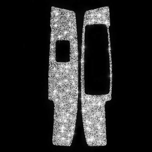 For Mercedes-Benz C-class W204 2007-2013 Car Window Lift Diamond Decorative Sticker, Left Drive by buy2fix