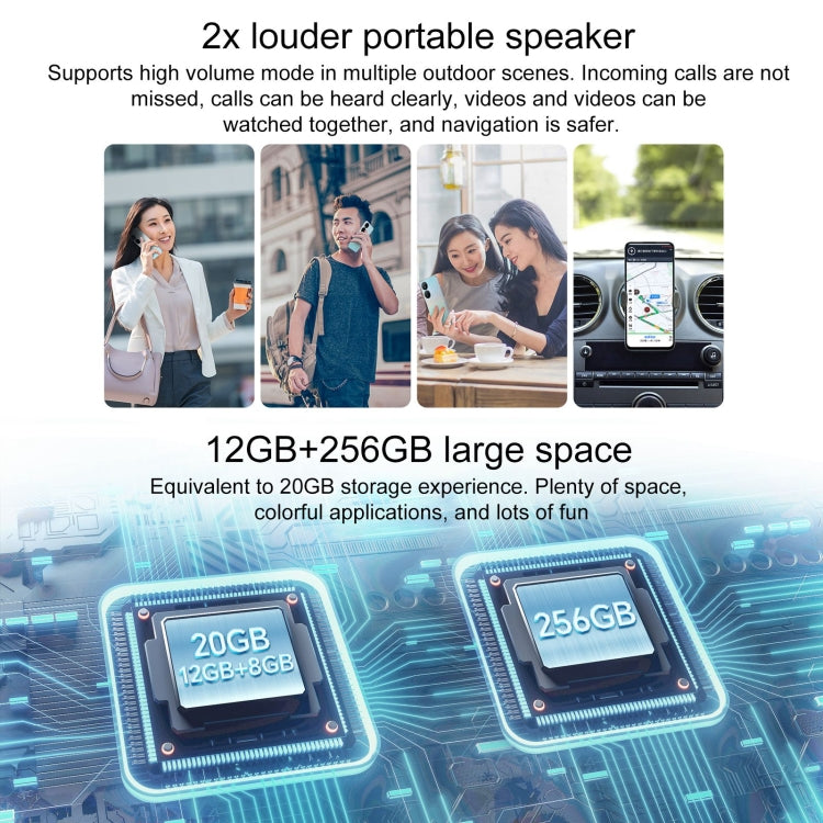 Honor Play8T, 12GB+256GB, 6.8 inch MagicOS 7.2 Dimensity 6080 Octa Core up to 2.4GHz, Network: 5G, OTG, Not Support Google Play(Green) by HONOR